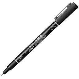[81086] FINELINER PROFESSIONAL FIBER NERO 0,4MM