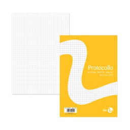 [71067] FOGLI PROTOCOLLO A4 60gr 20fg 5mm BM