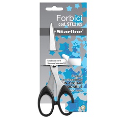 [STL2105] Forbici 16cm lama in acciaio impugnatura nera Starline