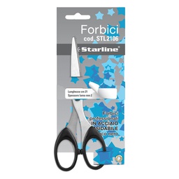 [STL2106] Forbici 21cm lama in acciaio impugnatura nera Starline