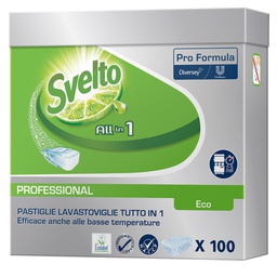 [82607] Fustino 100 Tabs 20g 3in1 Eco per lavastoviglie Svelto