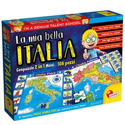 [92856] Geopuzzle ''La mia bella Italia'' I'm a Genius Lisciani
