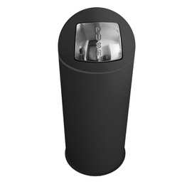 [98458] Gettacarte Push D35cm h. 92cm nero Stilcasa