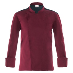 [96653] Giacca da cuoco Raul a manica lunga Tg. M bordeaux
