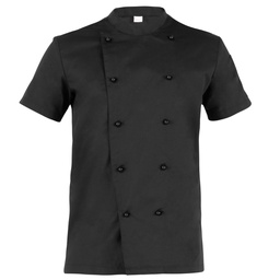 [96642] Giacca da cuoco Tommaso a manica corta Tg. S nero