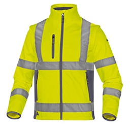 [86490] Giacca Softshell Moonlight 2 alta visibilitA' giallo fluo tg.M DeltaPlus