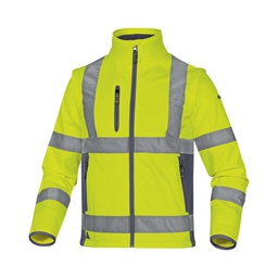 [86490] Giacca Softshell Moonlight 2 alta visibilitA' giallo fluo tg.M DeltaPlus