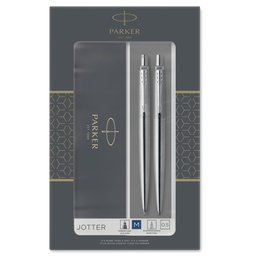 [88266] Gift Set portamine 0,5mm + sfera M Jotter stainless steel CT Parker