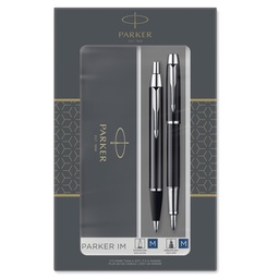[88267] Gift Set sfera M + stilografica M IM Black CT Parker