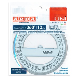 [35290] GONIOMETRO UNI ARDA 360  12CM