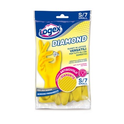 [88972] Guanti in lattice DIAMOND tg. S Giallo