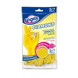 [88972] Guanti in lattice DIAMOND tg. S Giallo