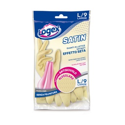 [88968] Guanti in lattice SATIN tg. L Crema
