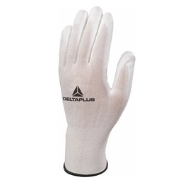 [92224] Guanto antistatico in poliestere/carbonio VE702PESD Tg.08 col. bianco