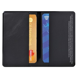[77465] HIDENTITY® Doppio 95x60mm per bancomat /carta di credito NERO Exacompta