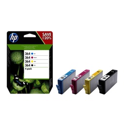[HPN9J73AE] HP 364 CMYK INK CARTRIDGE COMBO 4-Pack