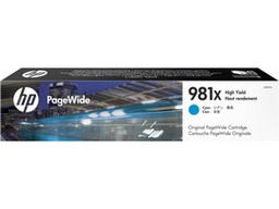 [HPL0R09A] HP 981X INK CARTRIDGE PAGEWIDE CIANO 10.000PAG