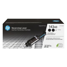 [HPW1143AD] HP Kit di Ricarica toner nero originale Neverstop HP 143AD_dual-pack