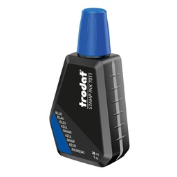 [80409] INCHIOSTRO BLU 28ml per TIMBRO IN GOMMA 7011 TRODAT