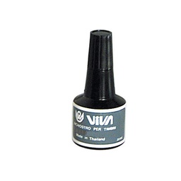 [86991] Inchiostro per cuscinetti a base d'olio 30gr nero Viva