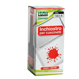 [26368] INCHIOSTRO ROSSO 30ml ART.1483 S/OLIO X CUSCINETTI LEBEZ
