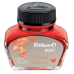 [30561] INCHIOSTRO STILOGRAFICO PELIKAN 4001 30ML ROSSO