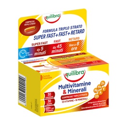 [92286] Integratore MultivitamineMinerali Compresse Triplo Strato 30x1,35gr Equilibra