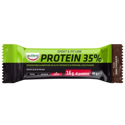 [92296] Integratore SportFit Line Protein 35 Gusto Dark Chocolate 45gr -stagionale