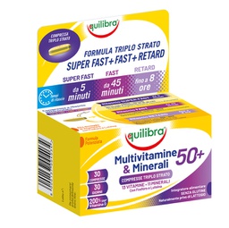 [92289] Integrator MultivitamineMinerali 50+ Compresse TriploStrato 30x1,4gr Equilibra