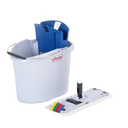 [64296] Kit Ultra Speed Mini: secchio 10Lt con strizzatore+telaio+mop microfibra VILEDA
