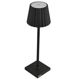 [96868] Lampada da tavolo a LED in alluminio e PMMA nero