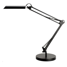 [82997] Lampada da tavolo Swingo Led 10W Nero con base e morsetto Unilux