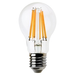 [79502] LAMPADA LED Goccia A60 a filamento 8W E27 3000K luce calda