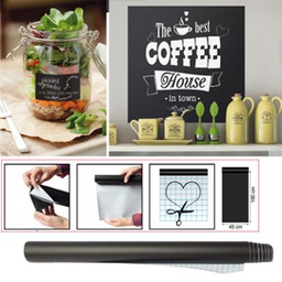 [77155] LAVAGNA ADESIVA in ROTOLO 100x45cm NERO Securit