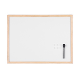 [STL6415] Lavagna bianca magnetica 45x60cm cornice legno Starline