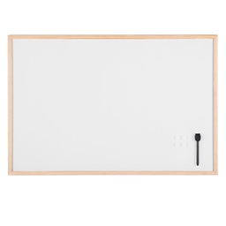 [STL6416] Lavagna bianca magnetica 60x90cm cornice legno Starline