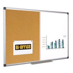 [67799] LAVAGNA COMBINATA BIANCA/SUGHERO 60X90CM Bi-Office