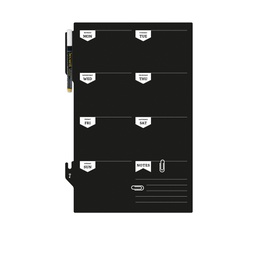 [80264] LAVAGNA da PARETE WeekPlanner 30x45cm Securit