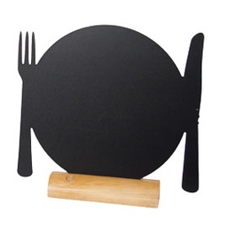 [71657] LAVAGNA DA TAVOLO 'PIATTO' SILHOUETTE Securit