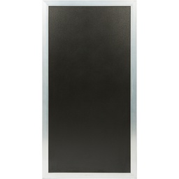 [77158] LAVAGNA Multiboard NERA 60x115cm cornice ARGENTO Securit