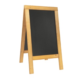[90141] Lavagna Nature 131x72,7x72cm legno naturale SANDWICH Securit