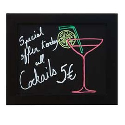 [71640] LAVAGNA NERA 20x24cm WOODY Securit