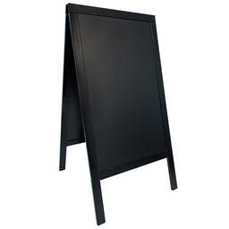 [71637] LAVAGNA NERA A CAVALLETTO 69x125cm SANDWICH Securit