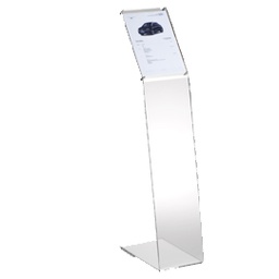 [80430] LEGGIO A4 da TERRA H108cm in ACRILICO