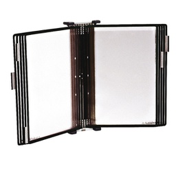 [92178] Leggio antibatterico da muro + 10 buste f.to A4 nero Djois