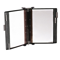 [92178] Leggio antibatterico da muro + 10 buste f.to A4 nero Djois