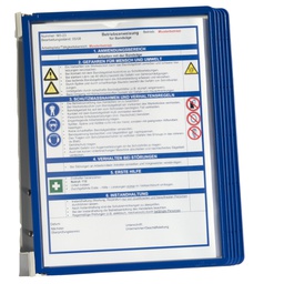 [71684] LEGGIO DA MURO VARIO WALL 5 - 5 pannelli BLU DURABLE