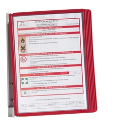 [71683] LEGGIO DA MURO VARIO WALL 5 - 5 pannelli ROSSO DURABLE