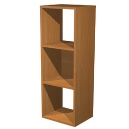 [74422] LIBRERIA 3 CASELLE 35,9x29,2cm-H103,9cm NOCE CHIARO - RAINBOW