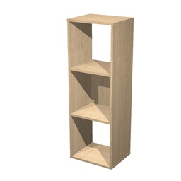 [82836] LIBRERIA 3 CASELLE 35,9x29,2cm-H103,9cm Rovere - RAINBOW